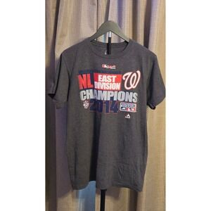 Majestic Washington Nationals 2014 East Division Champions Men's Size Medium